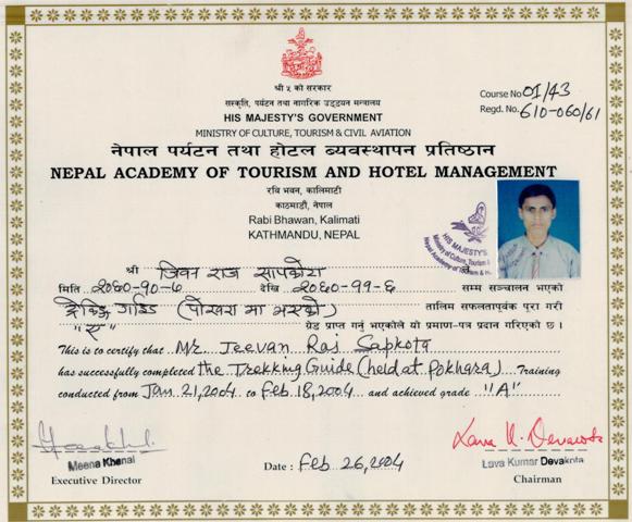 Trekking Guide Training